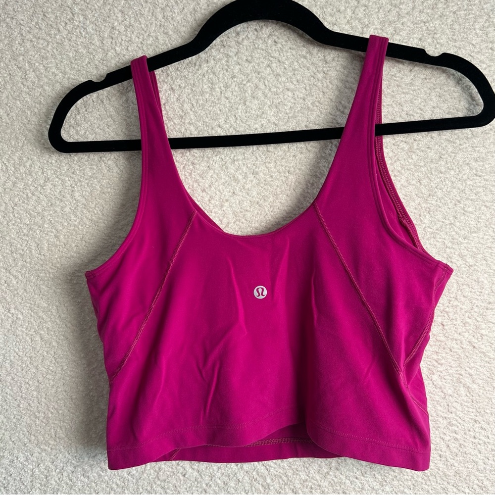 Lululemon Women’s Align Tank Ripened Raspberry Bright Pink Purple Size 10 - Picture 3 of 7